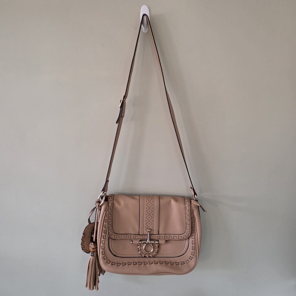 NWOT Sergio Ferreti Bohemian Coastal Cowgirl Festival Vegan Snaffle Bit Purse